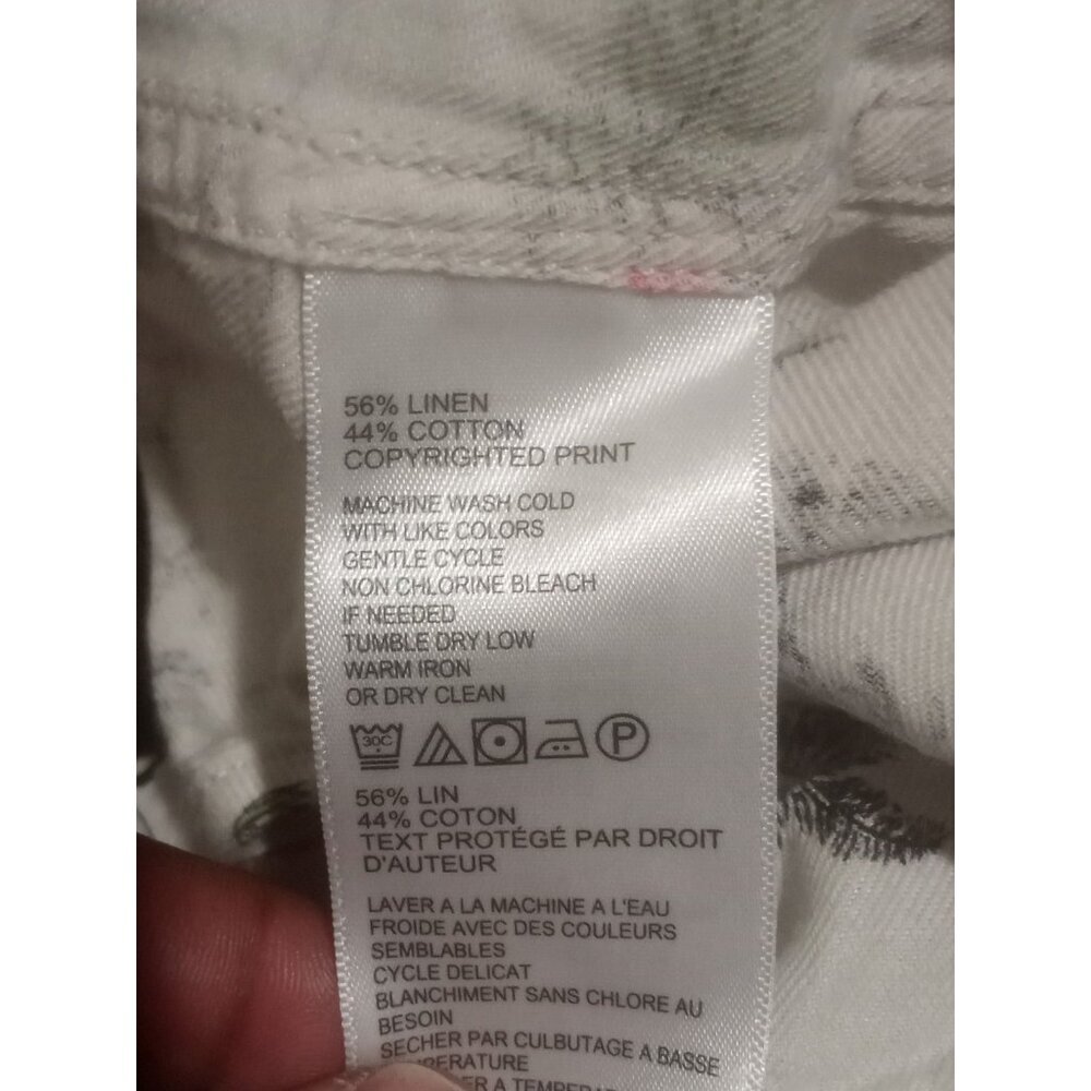 Tommy Bahama Mens Medium M Linen Cotton Short Sleeve Button Up Hawaiian Shirt - Picture 11 of 13